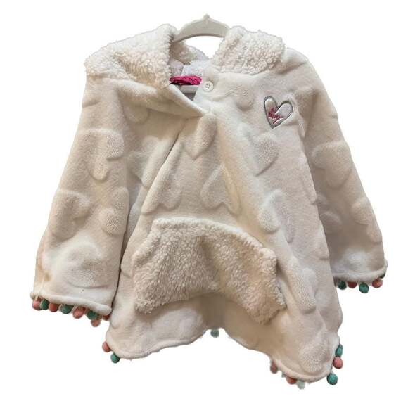 Betsey Johnson Other - Betsey Johnson‎ Cute Sherpa Fuzzy Unicorn Hood Size 6